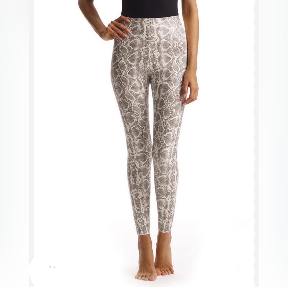 Commando Gray Snakeskin Leggings